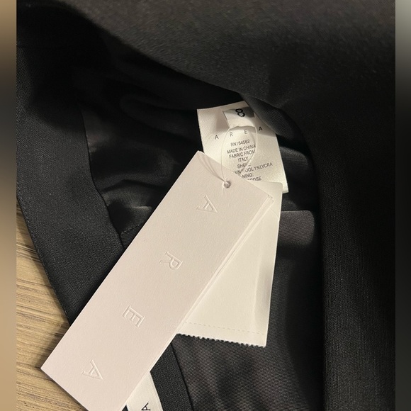 AREA Embroidered Butterfly Mini Skirt  in Black sz 8 NWT 1195$ - Picture 11 of 17